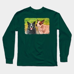 One Heeler, Two Heeler, Red Heeler, Blue Heeler! Long Sleeve T-Shirt